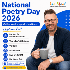 Celebrate National Poetry Day 2026 with a LIVE Online Poetry Workshop! £50 + VAT