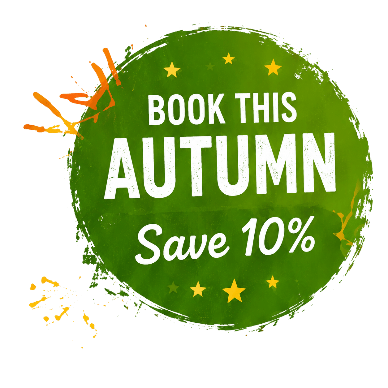 Book This Autumn Save 10%